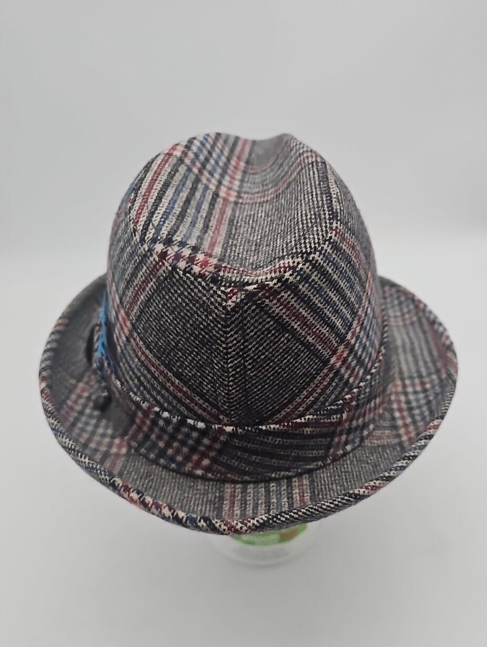 Vintage Cavanagh Hats New York Men's Tweed Wool Fedora Walking Men's Size 7.5